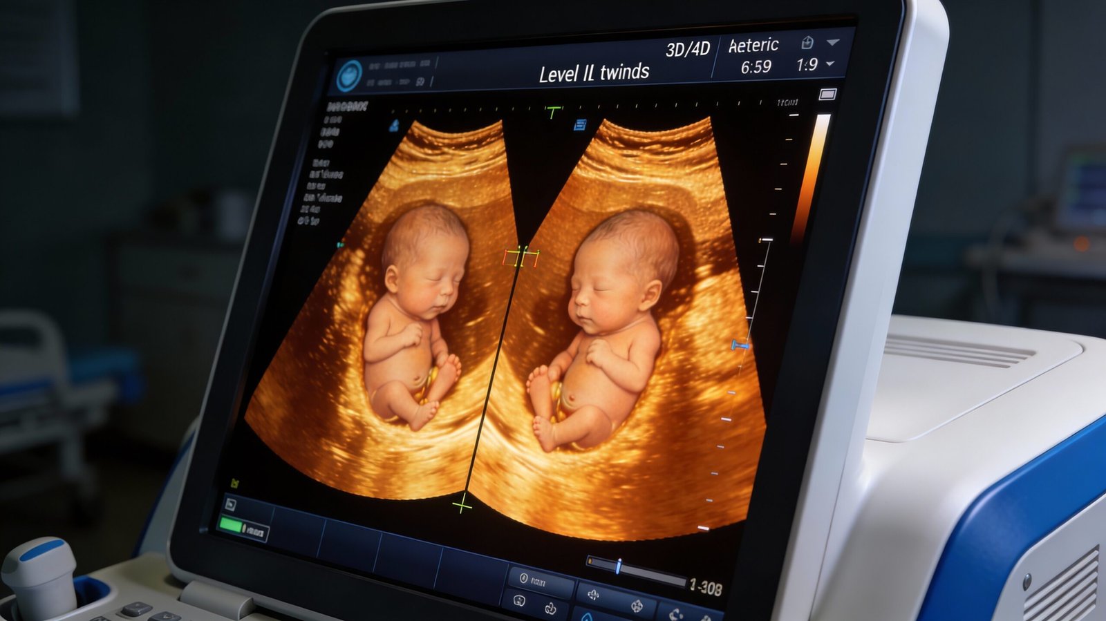 3D/4D ULTRASOUND OBSTETRICSTETRICS LEVEL II TWINS